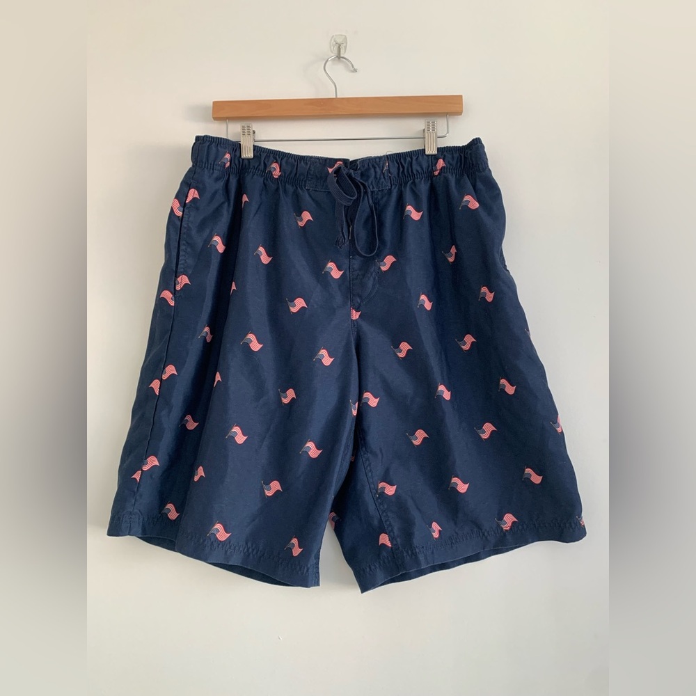 Faded Glory American flag Swim trunks